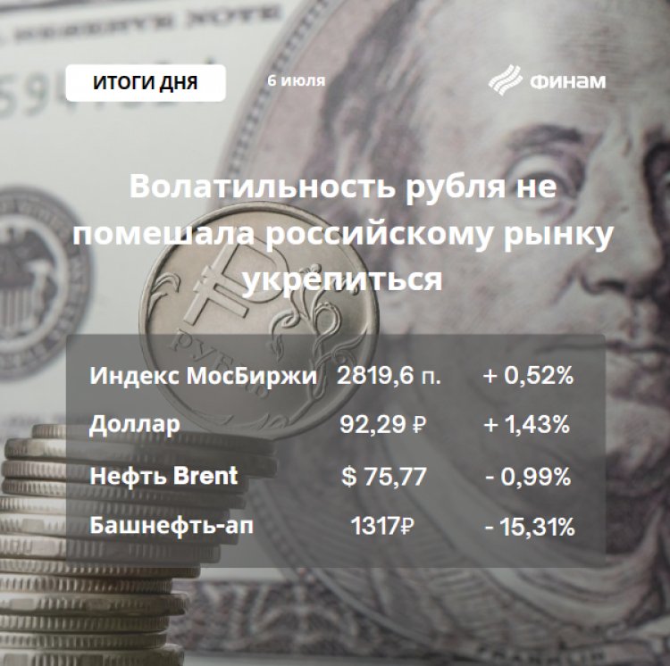 Риторика ЦБ РФ помогла рублю, индекс МосБиржи не удержался на годовом максимуме