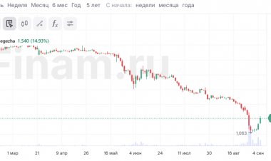 Мосбиржа провела дискретный аукцион по выросшим более чем на 20% акциям "Сегежи"