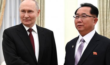 В Китае назвали необычной встречу Путина с гостем из КНДР