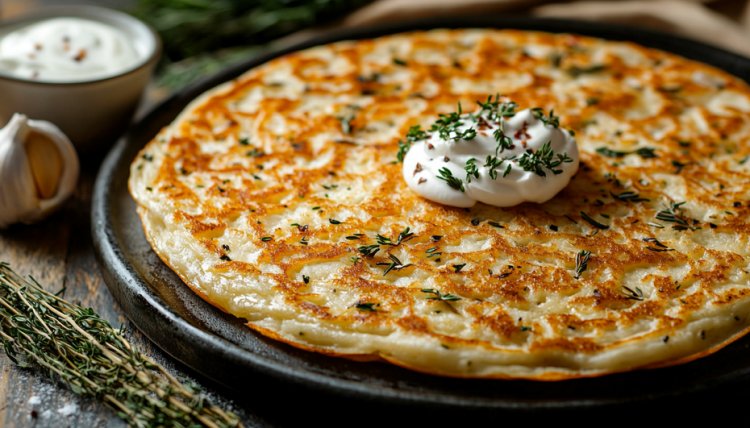 Шедевр из картошки! Блинчики из пюре с сыром — это нереально вкусно